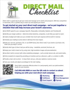 Direct Mail Checklist